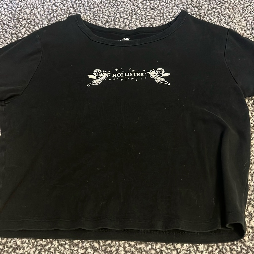 Black Hollister Crop top